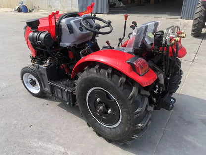 Cheap price 50HP 60HP 90HP tractor wheeled agriculture tractor 4*4 with cultivator