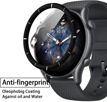 3D Full Edge Soft Protective Film For Xiaomi Amazfit GTS 3 GTS3 GTR 3 Pro GTR3 Cover Protection Smart watch Screen Protector