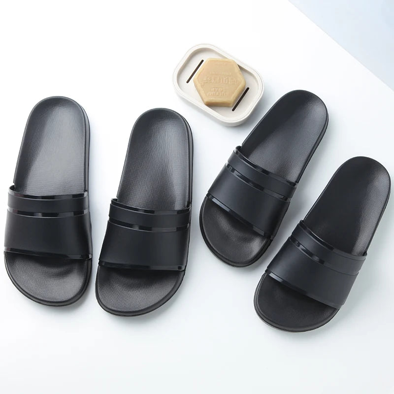 Summer Men Women Slippers Quick Dry Indoor Slides Bathroom Flip Flops Massage Clogs Outdoor Garden Shoes Street Beach Slippers