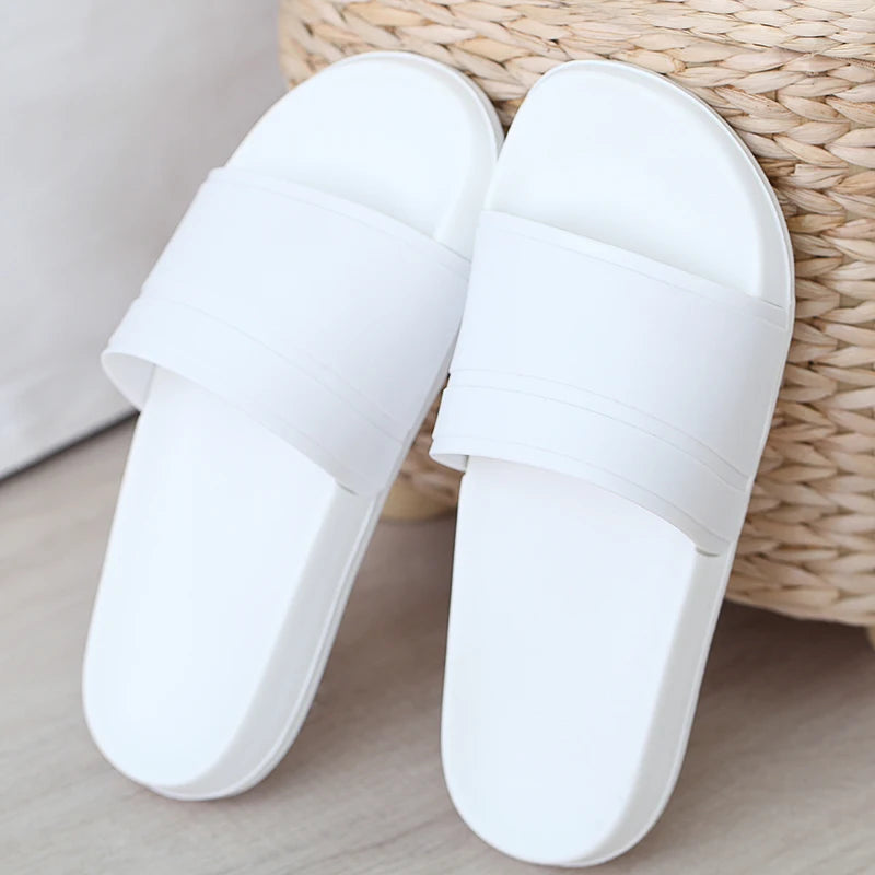 Summer Men Women Slippers Quick Dry Indoor Slides Bathroom Flip Flops Massage Clogs Outdoor Garden Shoes Street Beach Slippers