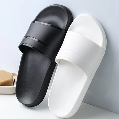 Summer Men Women Slippers Quick Dry Indoor Slides Bathroom Flip Flops Massage Clogs Outdoor Garden Shoes Street Beach Slippers