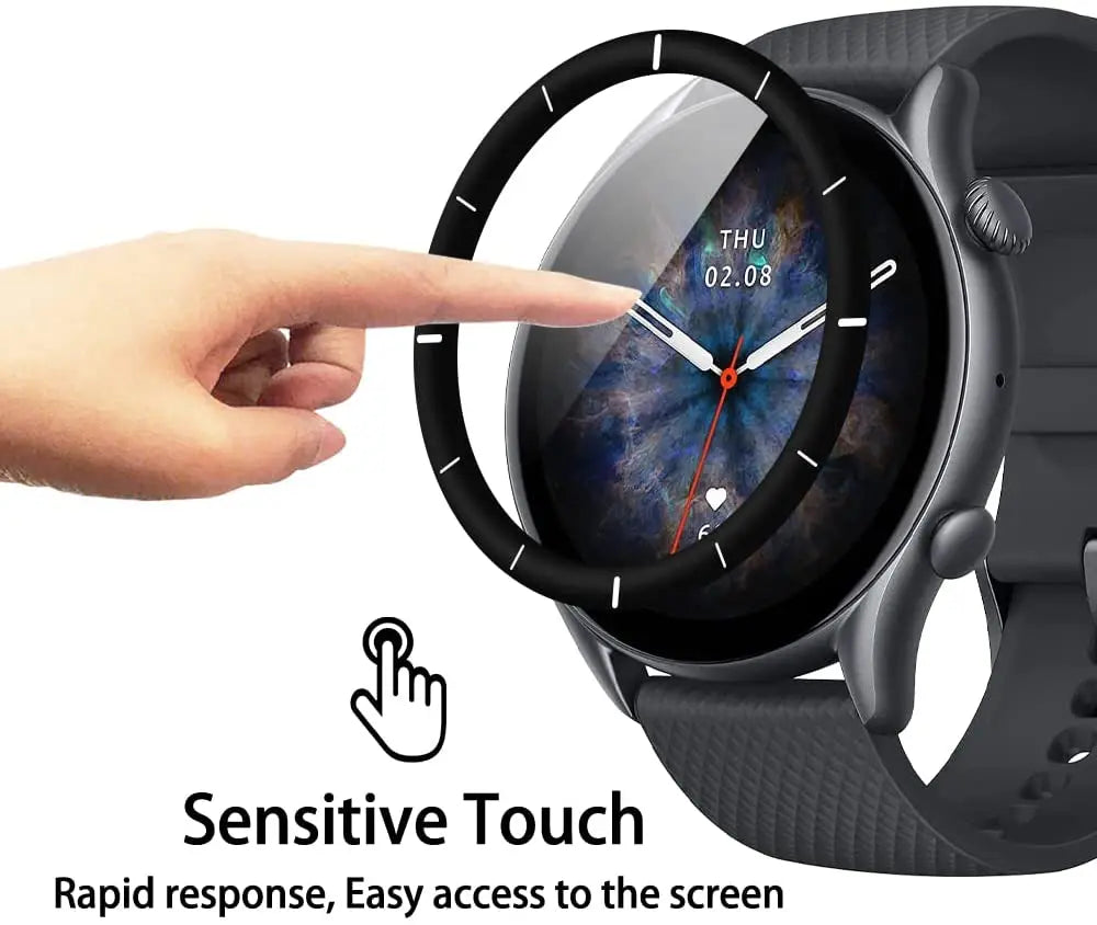 3D Full Edge Soft Protective Film For Xiaomi Amazfit GTS 3 GTS3 GTR 3 Pro GTR3 Cover Protection Smart watch Screen Protector