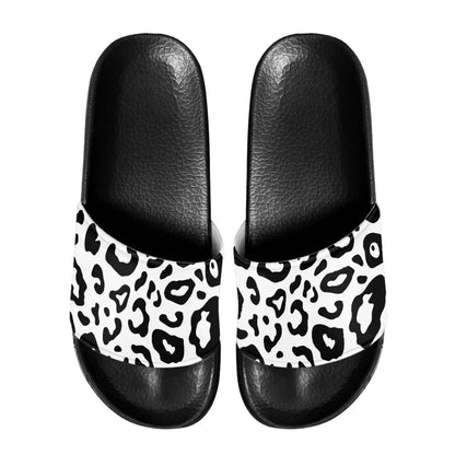 Lightweight Men Beach Leopard Print Slippers Household Bath Sandals Comfort EVA Sole Anti-Slip Design Fit Casual Everyday Wear