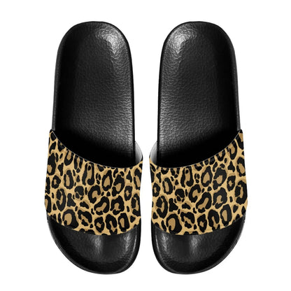 Lightweight Men Beach Leopard Print Slippers Household Bath Sandals Comfort EVA Sole Anti-Slip Design Fit Casual Everyday Wear