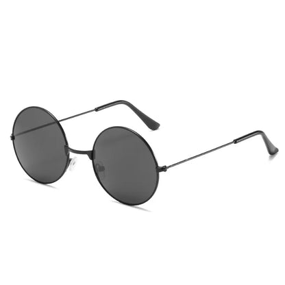 round Metal Sunglasses for Men and Women, Retro Vintage Sunglasses, Popular Fishing Glasses, Fashion Leisure Glasses, UV400