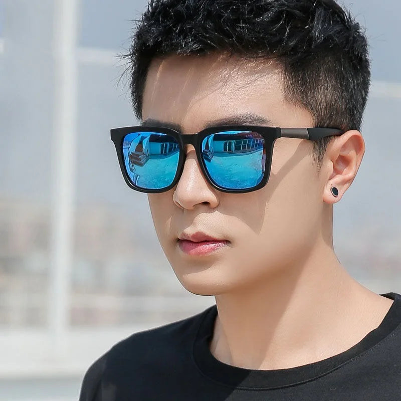 Korean Sunglasses Men/Women Driving Mercury Lens UV400