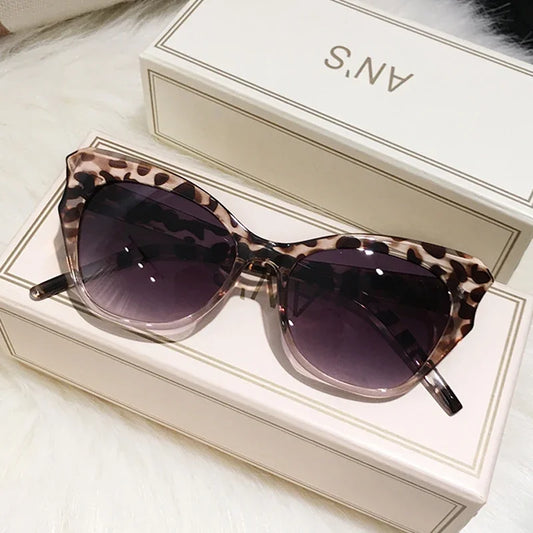 Cat Eye Vintage Sunglasses Women Brand Designer Fashion Gradient Sun Glasses Female Retro Mirror Outdoors Shades Oculos De Sol