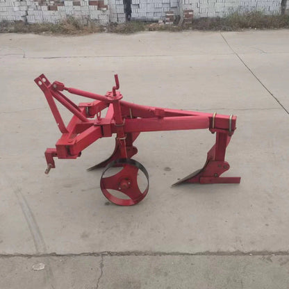 Micro tiller plough 220/320 type flat plow small drag belt small plow agricultural paddy field four-wheel tractor rear