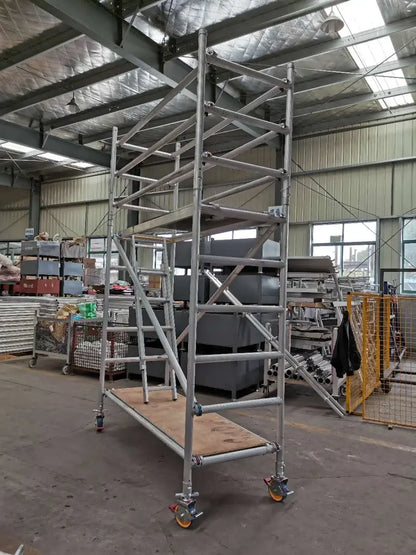 hot sale 9M 10M building rolling galvanized sale of electric construction cheap prices scaffolding tower set for sale