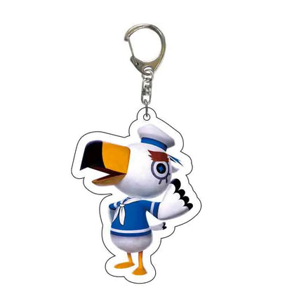 Anime Animal Crossing: New Horizons Acrylic Keychain Cartoon Character Pendant, Suitable for Bag and Keys gift Perfect Gift Fans