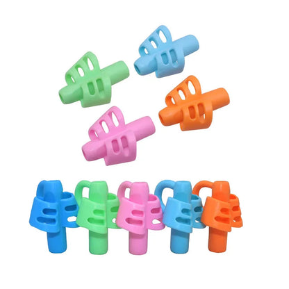 Children Writing Pencil Pan Holder Kids Learning Practise Silicone Pen Aid Grip Posture Correction Device for Students