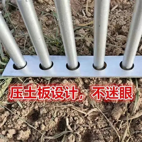 Onion artifact planting machine seedling planter Onion fork automatic punching tool Onion planting vegetable transplantor