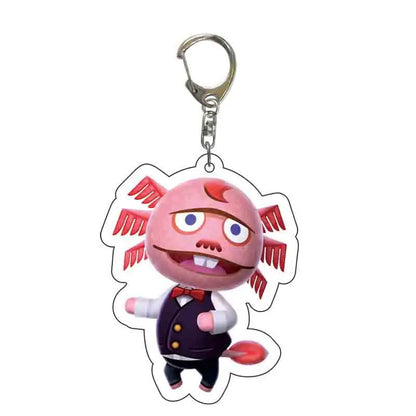 Anime Animal Crossing: New Horizons Acrylic Keychain Cartoon Character Pendant, Suitable for Bag and Keys gift Perfect Gift Fans