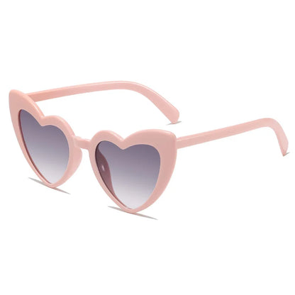 2024 New European and American Girl Love Sunglasses Beach Peach Heart Birthday Photo Cross border Fashion Sunglasses