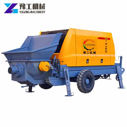 Germany Full Hydraulic Trailer Mounted Concrete Pump Machine for Sale