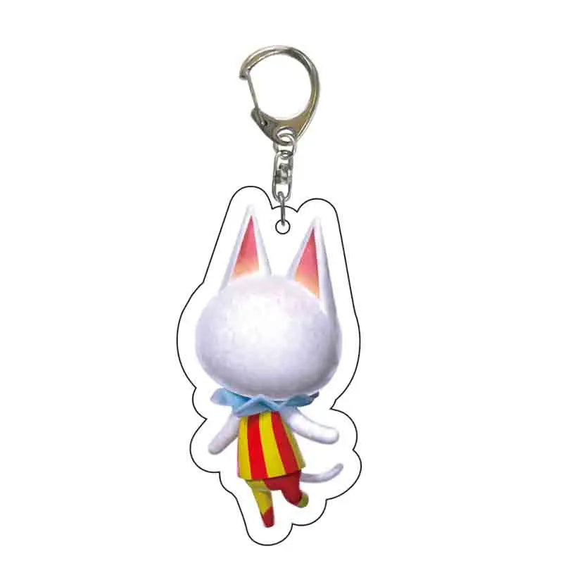 Anime Animal Crossing: New Horizons Acrylic Keychain Cartoon Character Pendant, Suitable for Bag and Keys gift Perfect Gift Fans