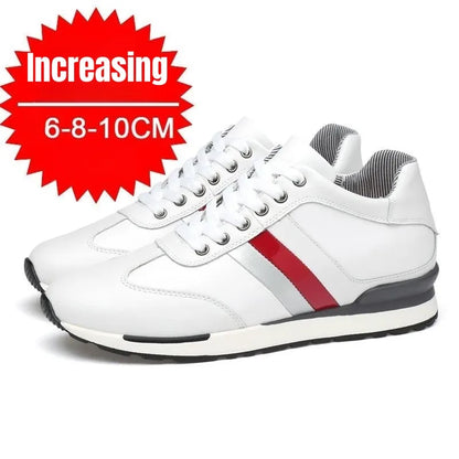 PDEP Summer Invisible Inner Height Increase Men's Shoes 10cm Sneakers Korean Fashion  Breathable Casual Zapatillas De Hombre