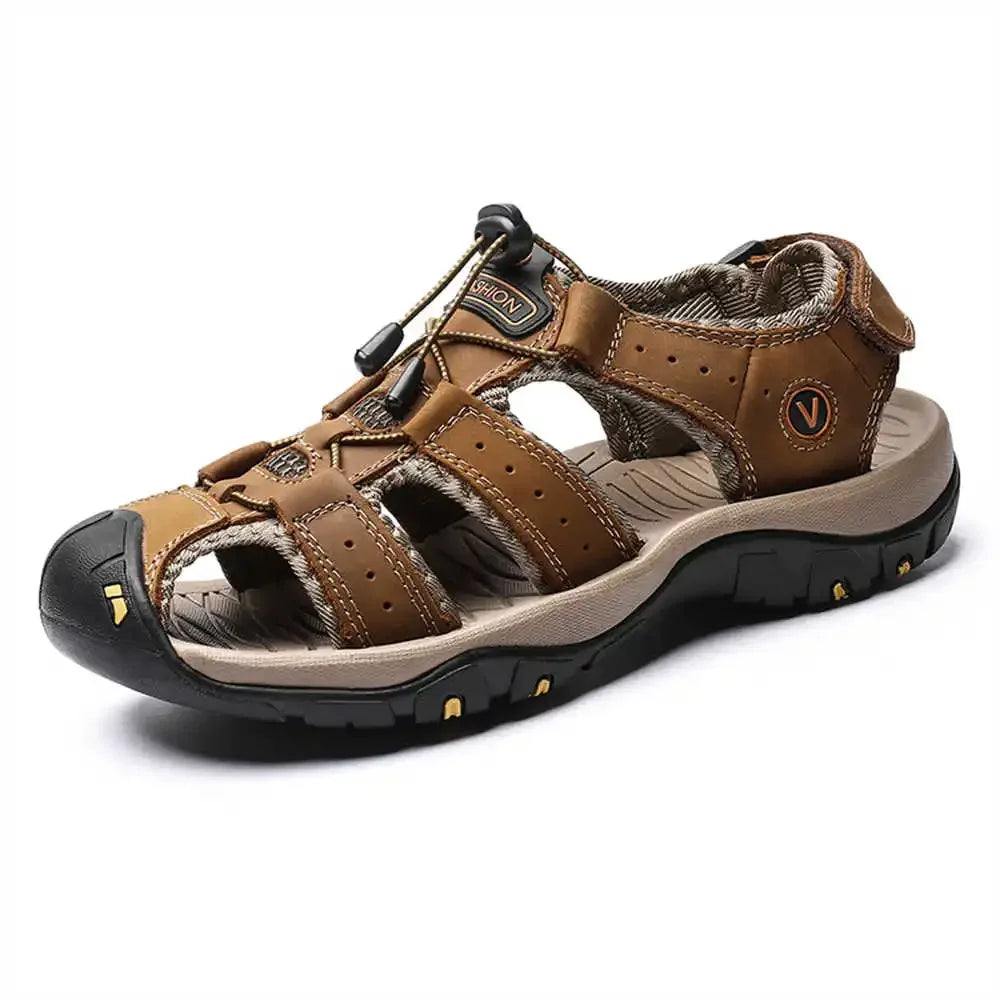 38-44 40-47 Man's Sandals For Swimming Non Slip Slippers Shoes Leopard Loafers Sneakers Sport Character Twnis Luxery