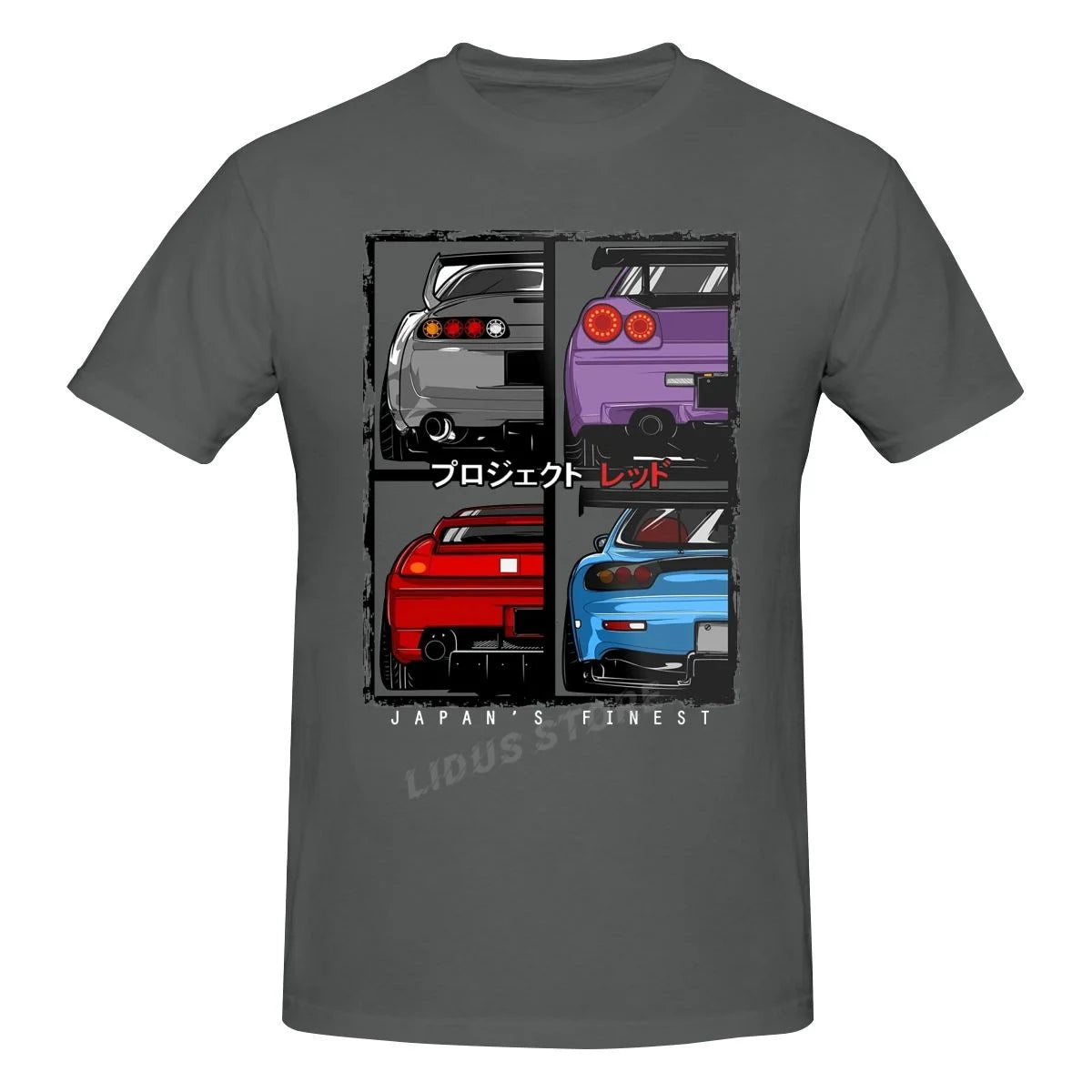 Japans Finest R34 NSX FD3S RX7 Jdm Car T shirt Harajuku Streetwear Short Sleeve T-shirt 100% Cotton Graphics Tshirt Tee Tops