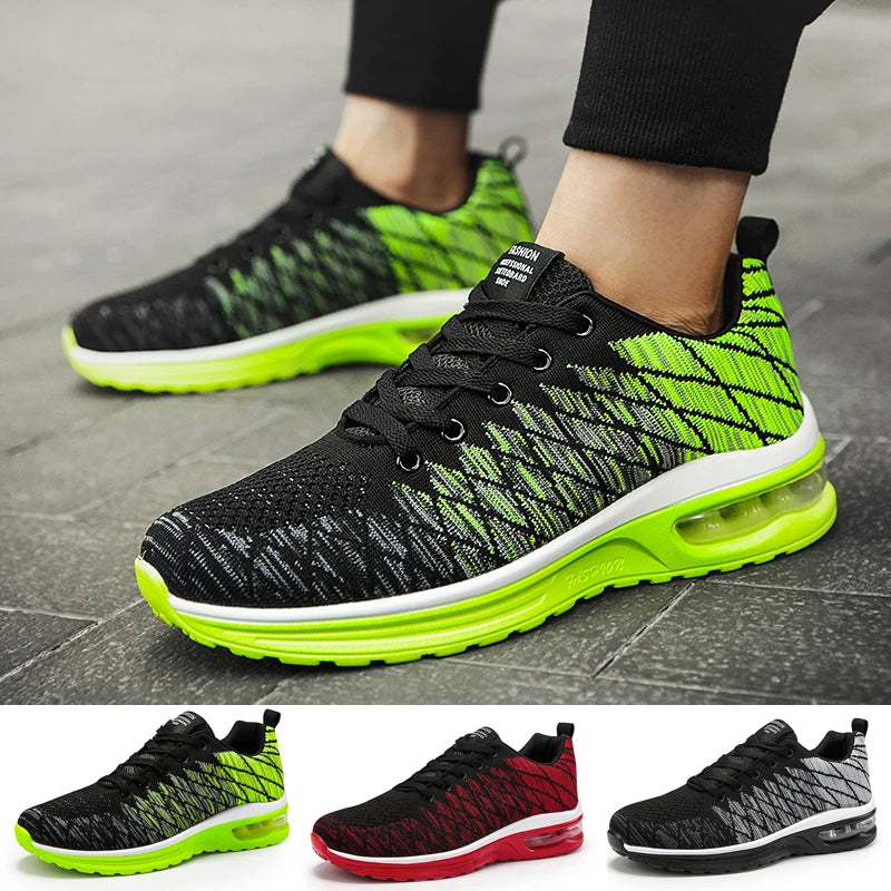 Couple Running Shoes Fashion Breathable Outdoor Male Sports Shoes Lightweight Sneakers Women Comfortable Athletic Footwear