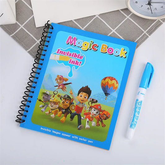 Paw Patrol Reusable Magic Water Drawing Coloring Book Kids Gift For Children Birthday Gift Toys