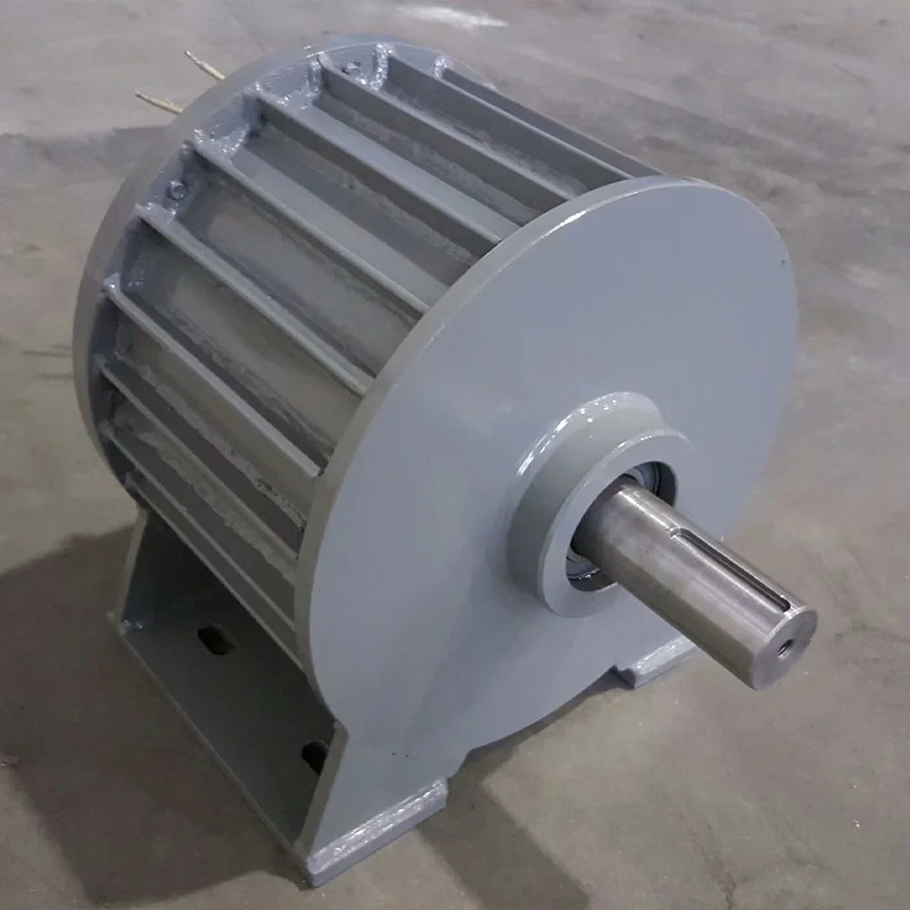 10KW 15KW 20KW  Low Speed 96V 220V 380V Gearless Permanent Magnet Generator AC Alternators  Use For Wind Turbine  Water Turbin