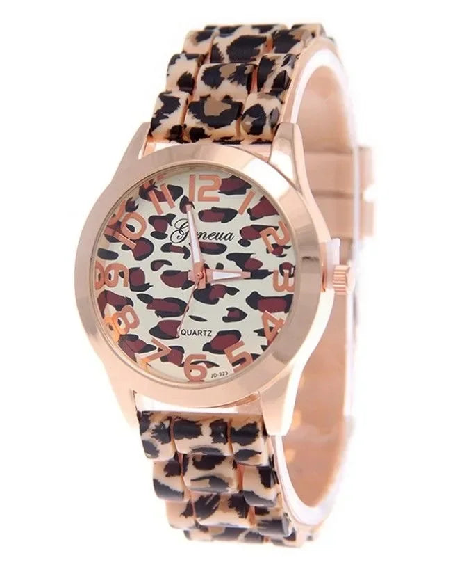 2024 Women Girl Watch Silicone Printed Flower Causal Quartz WristWatches Smart Watch часы женские Relogio Feminino Montre Femme