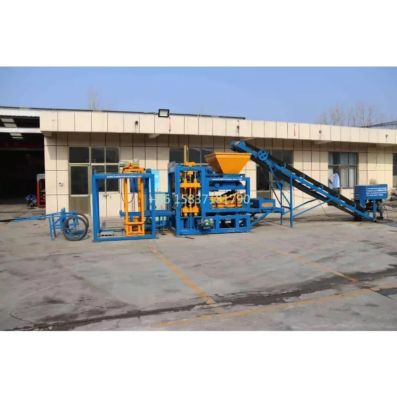 YG Full Automatic Block Brick Making Machine Construction Concrete Block Brick Making Machinery Production Line Price for USA