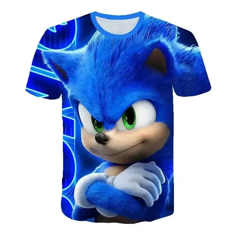 2024 Children's Clothes Sonic 3D Hoodie for Kids Boys and Girls Cartoon Printing Sweatshirt Long Sleeve Spring Autumn Animation