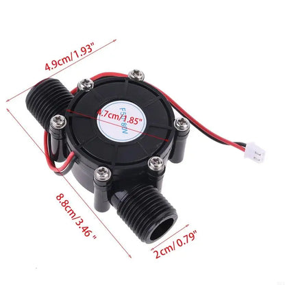 T8UC DC12V/80V 10W Micro Generator G1/2" Male Thread Water Generator Mini Water for Turbine Generator Household