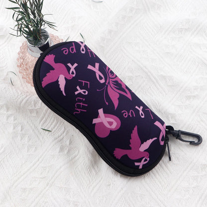 Marble Butterfly Pattern Glasses Soft Cloth Bag Sunglasses Bags Glasses Box Bag Women Zipper Fabric Eyeglasses Case Eyewear Case