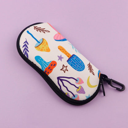 Marble Butterfly Pattern Glasses Soft Cloth Bag Sunglasses Bags Glasses Box Bag Women Zipper Fabric Eyeglasses Case Eyewear Case