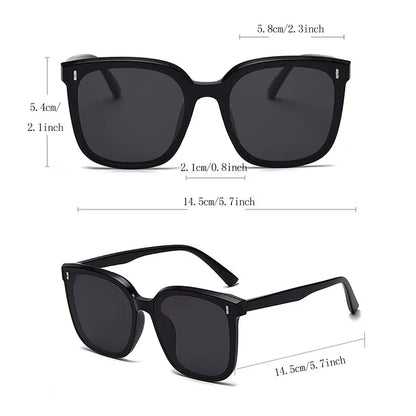 New Big Frame Sunglasses for Women Fashion Square Too Glasses Ladies Glasses Outdoor Sunshade Mirror for Men