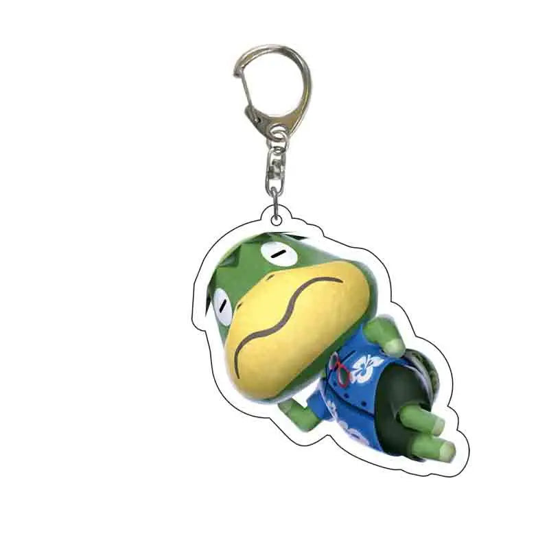 Anime Animal Crossing: New Horizons Acrylic Keychain Cartoon Character Pendant, Suitable for Bag and Keys gift Perfect Gift Fans