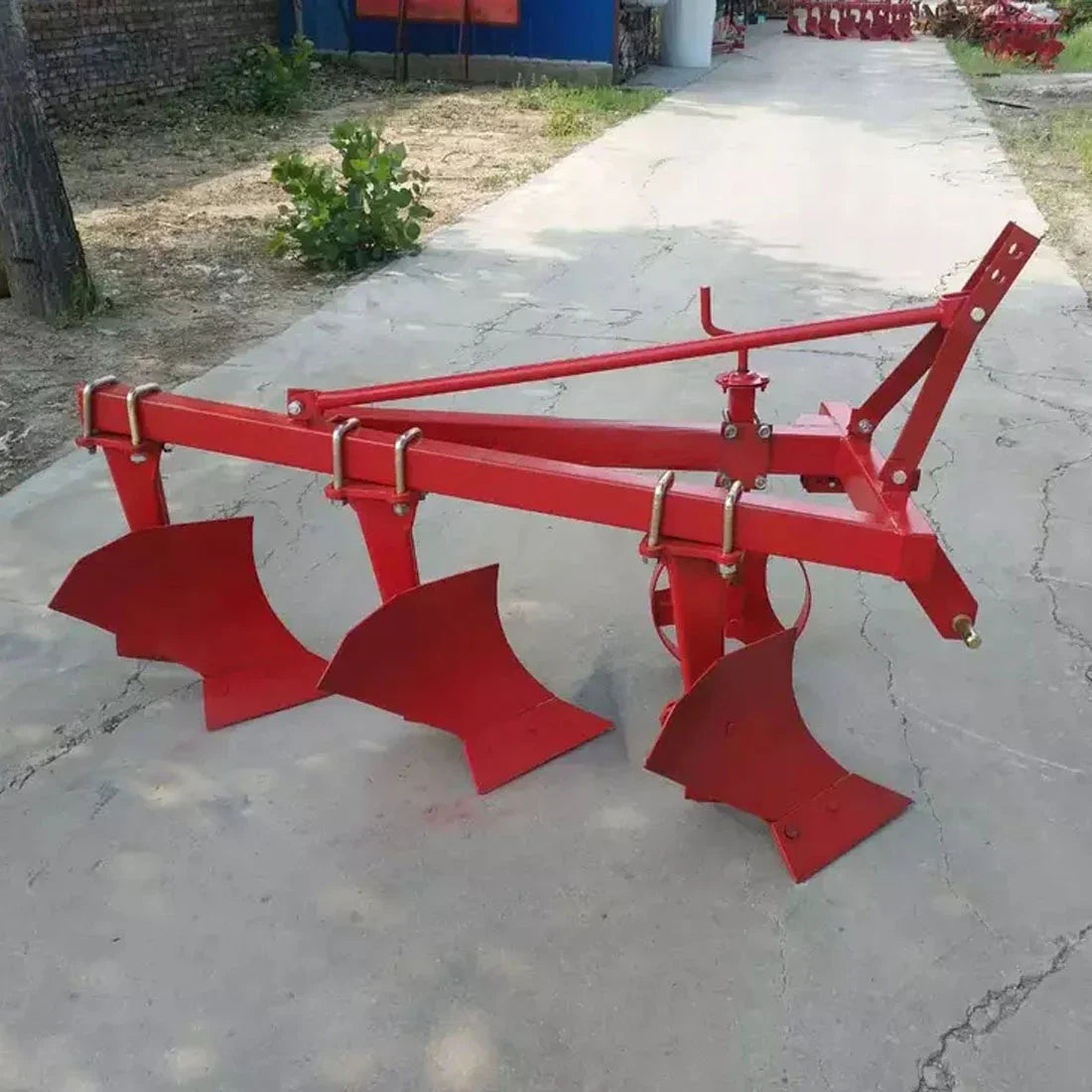 Micro tiller plough 220/320 type flat plow small drag belt small plow agricultural paddy field four-wheel tractor rear