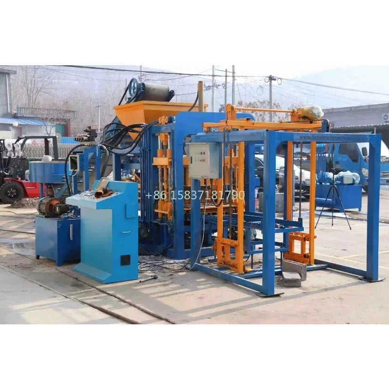 YG Full Automatic Block Brick Making Machine Construction Concrete Block Brick Making Machinery Production Line Price for USA