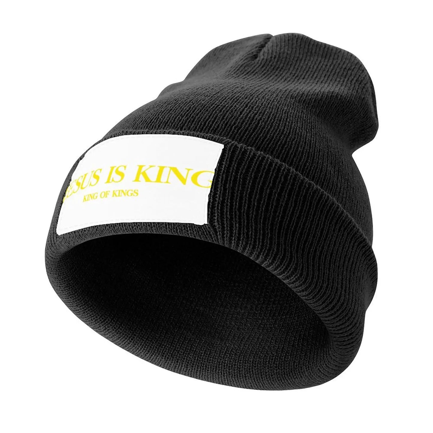 Jesus is King (King of Kings), Jesús Rey Knitted Cap Sun Hat For Children beach hat |-F-| Custom Cap Women's 2025 Men's