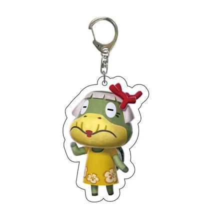 Anime Animal Crossing: New Horizons Acrylic Keychain Cartoon Character Pendant, Suitable for Bag and Keys gift Perfect Gift Fans