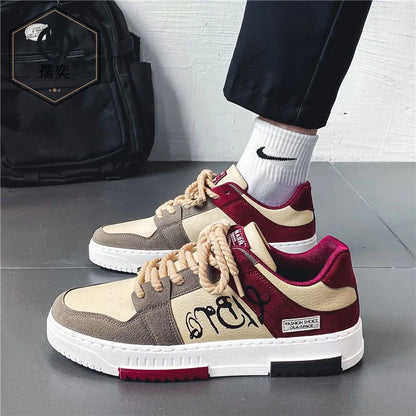 Men Slippers Men's Sneakers Couple Half Slippers for Men Lace-up Vulcanized Casual Shoes Classic Lightweight Work Tennis Shoes