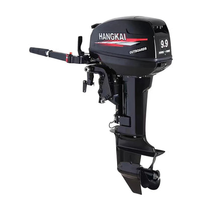 Hangkai 18HP 2 Stroke 9.9HP boat accessories 2 Cylinder Gasoline Outboard Motors Marine Engine Rowing Boats Engine 2Stroke