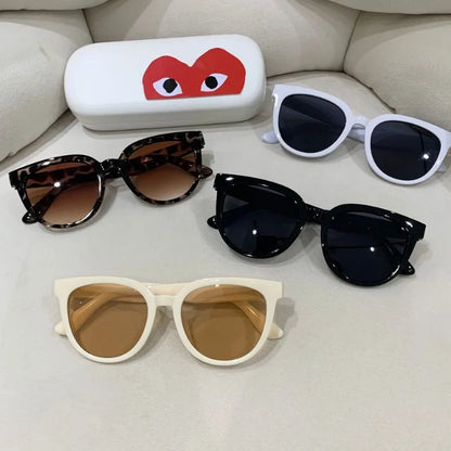 New Fashion Sunglasses Elegant Large Frame Sunglasses Retro Style Glasses Men and Women Alike Sun Glasses UV400 Shades