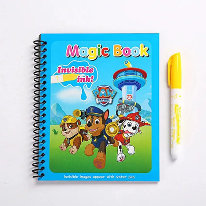 Paw Patrol Reusable Magic Water Drawing Coloring Book Kids Gift For Children Birthday Gift Toys