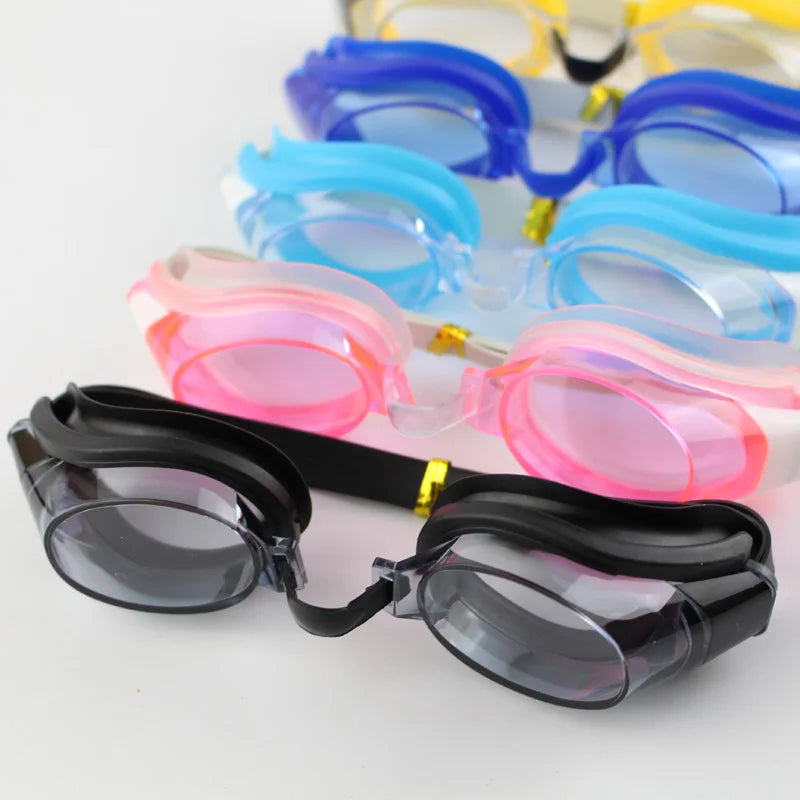 Kinderen Kids Tieners Verstelbare Zwembril Swim Eyewear Bril Brillen Sport Badmode W/Oordoppen & Nose Clip