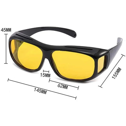 Anti-Glare Night Vision Driver Goggles Fashion Sunglasses Cycling Goggles Night Driving Enhanced Light Glasses Car Accessries