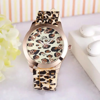 2024 Women Girl Watch Silicone Printed Flower Causal Quartz WristWatches Smart Watch часы женские Relogio Feminino Montre Femme