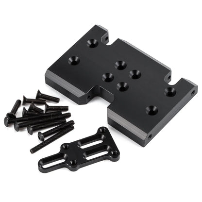 Machined Delrin Skid Plate and Slipper Pad for 1/10 RC Car LCG Crawler Chassis 2Low Transmission Axial 3 Gear Element Gearbox