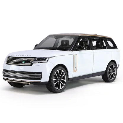 New 1:24 Land Rover Range Rover SV 2022 Alloy Die Cast Toy Car Model Sound and Light Children's Toy Collectibles Birthday Gift