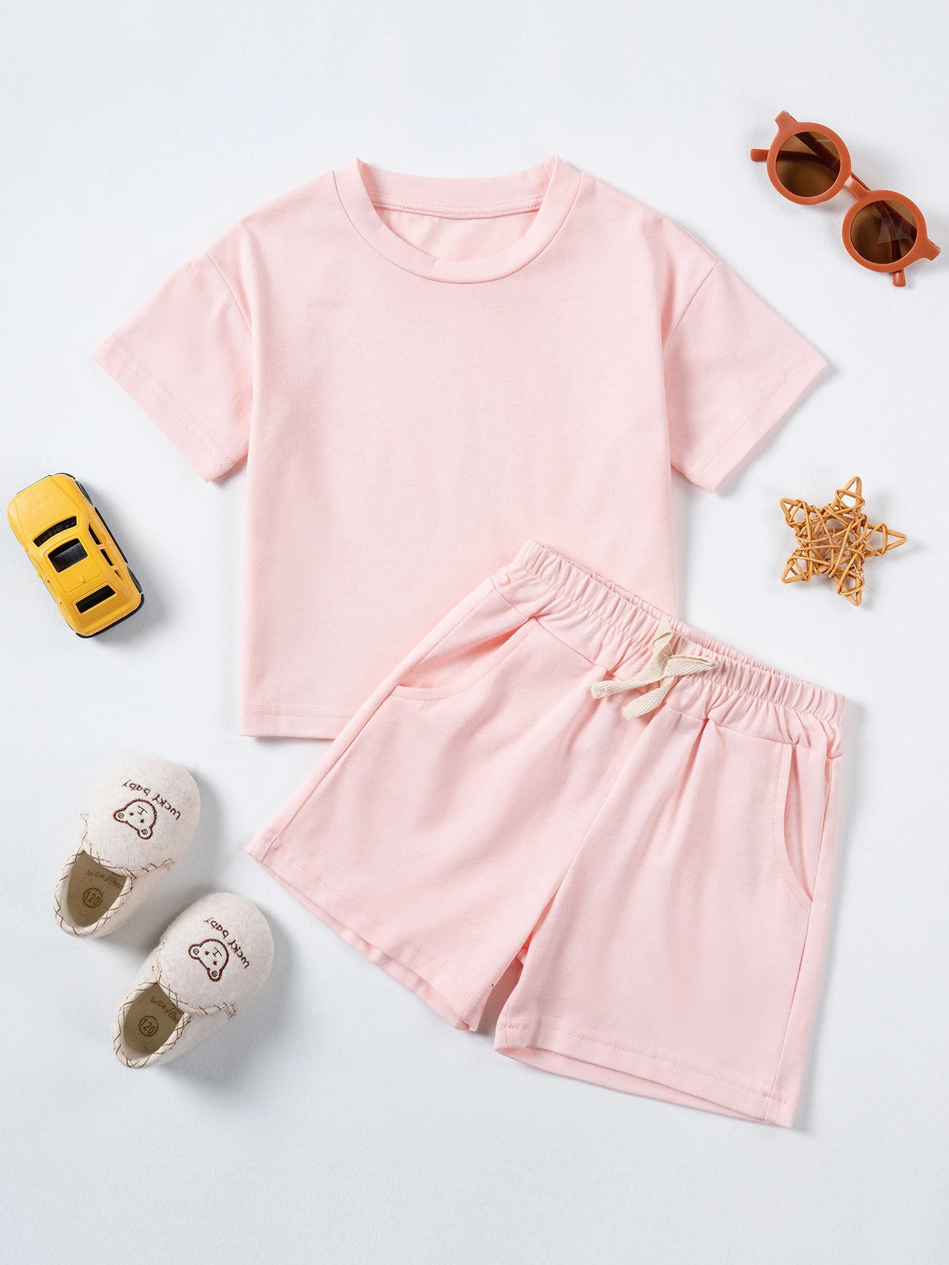 Summer 2pcs Kids Clothes Sets Children Sports Style Tracksuits T-shirts and Shorts Boy and Girl Outfits Suits