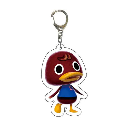 Anime Animal Crossing: New Horizons Acrylic Keychain Cartoon Character Pendant, Suitable for Bag and Keys gift Perfect Gift Fans