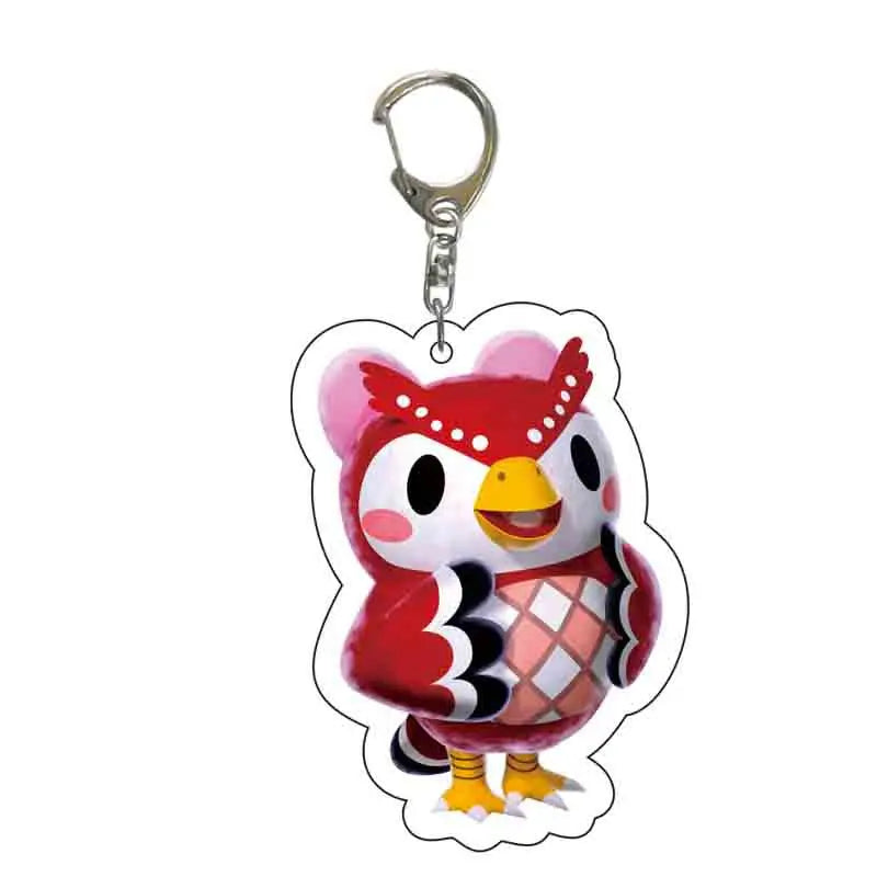 Anime Animal Crossing: New Horizons Acrylic Keychain Cartoon Character Pendant, Suitable for Bag and Keys gift Perfect Gift Fans